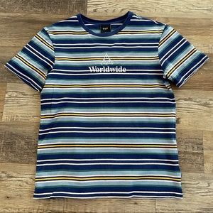 Huf striped shirt M